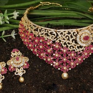Bridal Choker ♣ Set 0109