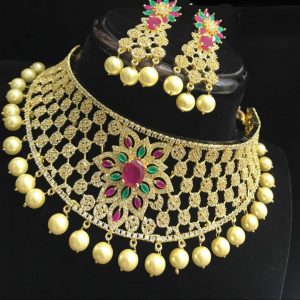 Bridal Choker Set 032