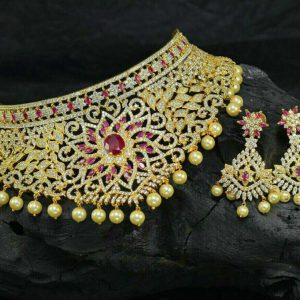 Bridal Choker ♣ Set 0145