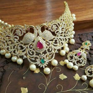 Bridal Choker Set 035