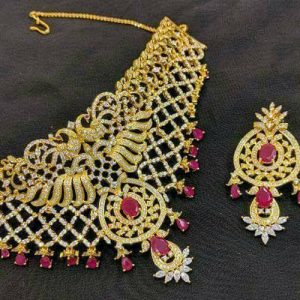 Bridal Choker Set 041