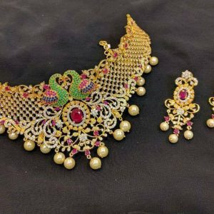 Bridal Choker Set 038