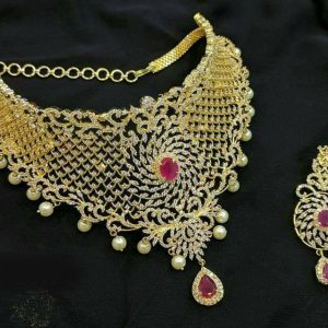 Bridal Choker Set 037