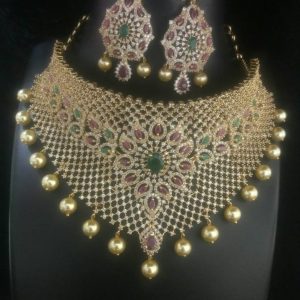 Bridal Choker Set 049