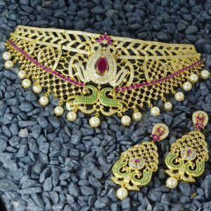Bridal Choker Set 048