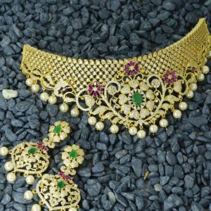 Bridal Choker Set 045