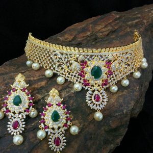 Bridal Choker Set 042