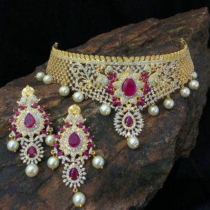 Bridal Choker Set 042
