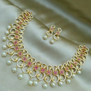 Bridal Choker Set 054