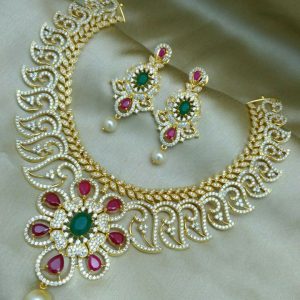 Bridal Choker Set 064