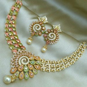 Bridal Choker Set 063
