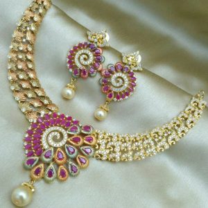 Bridal Choker Set 061