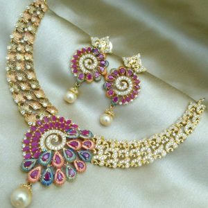 Bridal Choker Set 058