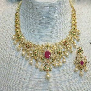 Bridal Choker Set 091