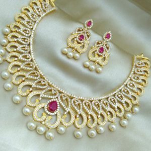 Bridal Choker Set 076