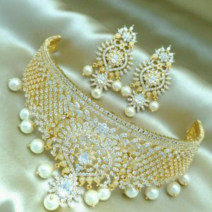 Bridal Choker Set 075