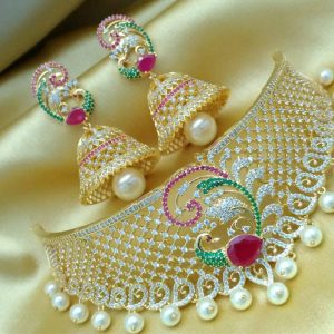 Bridal Choker Set 026