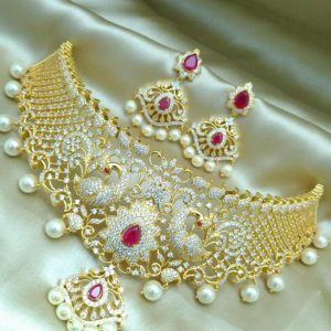 Bridal Choker Set 073