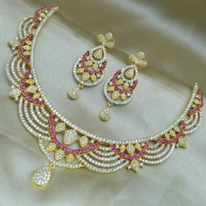 Bridal Choker Set 086