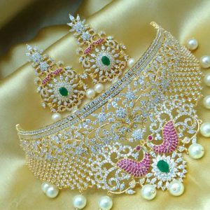 Bridal Choker Set 027