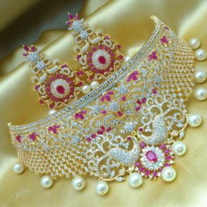 Bridal Choker Set 028