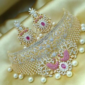 Bridal Choker Set 029