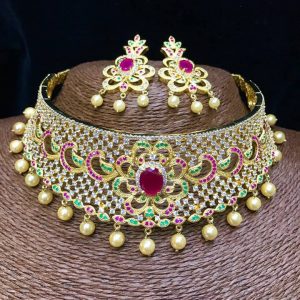 Bridal Choker Set 098