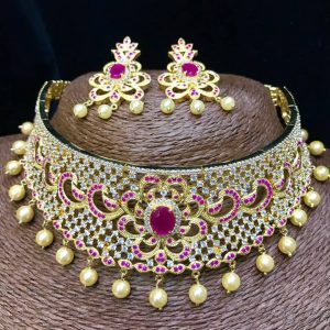 Bridal Choker Set 097