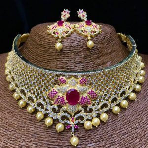 Bridal Choker Set 096