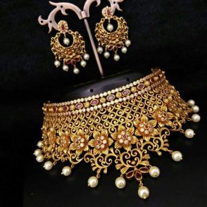 Gold Imitation Choker ♥ 017