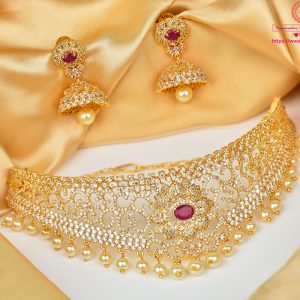 Bridal Choker Set 042