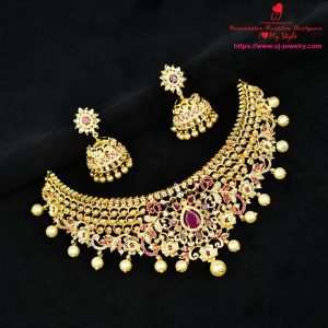 Bridal Choker Set 048