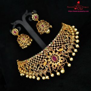 Bridal Choker Set 054